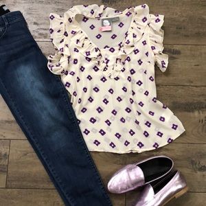 Silk Cream & Purple Girls From Savoy